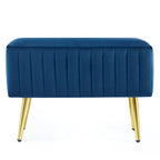 CO-Z 24-inch Modern Upholstered Entryway Bench with Velvet Seat