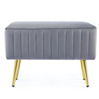 CO-Z 24-inch Modern Upholstered Entryway Bench with Velvet Seat