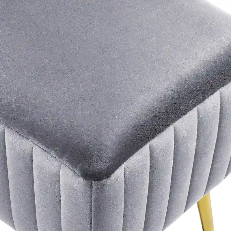 CO-Z 24-inch Modern Upholstered Entryway Bench with Velvet Seat