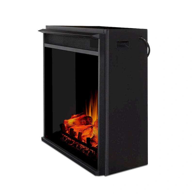 Ashton 93 Grand Media Electric Fireplace in White by Real Flame