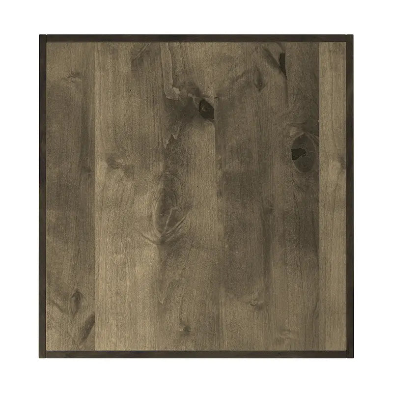 Bridgevine Home Joshua Creek 48 inch TV Stand for TVs up to 55 inches, No Assembly Required, Barnwood Finish