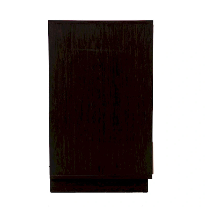 SEI Furniture Elinda Transitional Brown Wood Cabinet