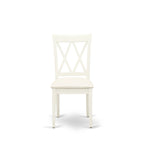 East West Furniture Dining Set - a Dining Table and Dining Room Chairs - (Finish & Pieces Option)