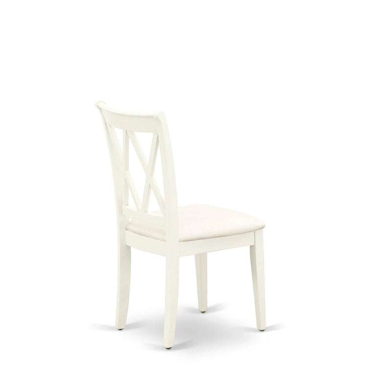 East West Furniture Dining Set - a Dining Table and Dining Room Chairs - (Finish & Pieces Option)