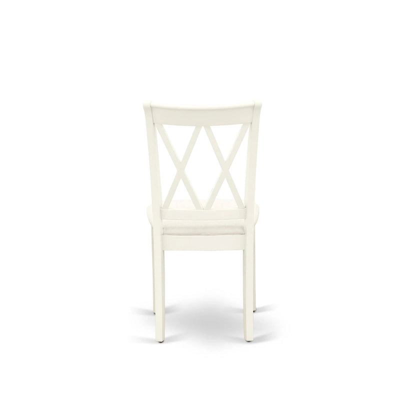 East West Furniture Dining Set - a Dining Table and Dining Room Chairs - (Finish & Pieces Option)
