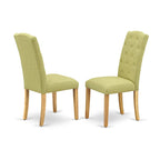 East West Furniture Dining Set - a Dining Table and Dining Room Chairs - (Finish & Pieces Option)