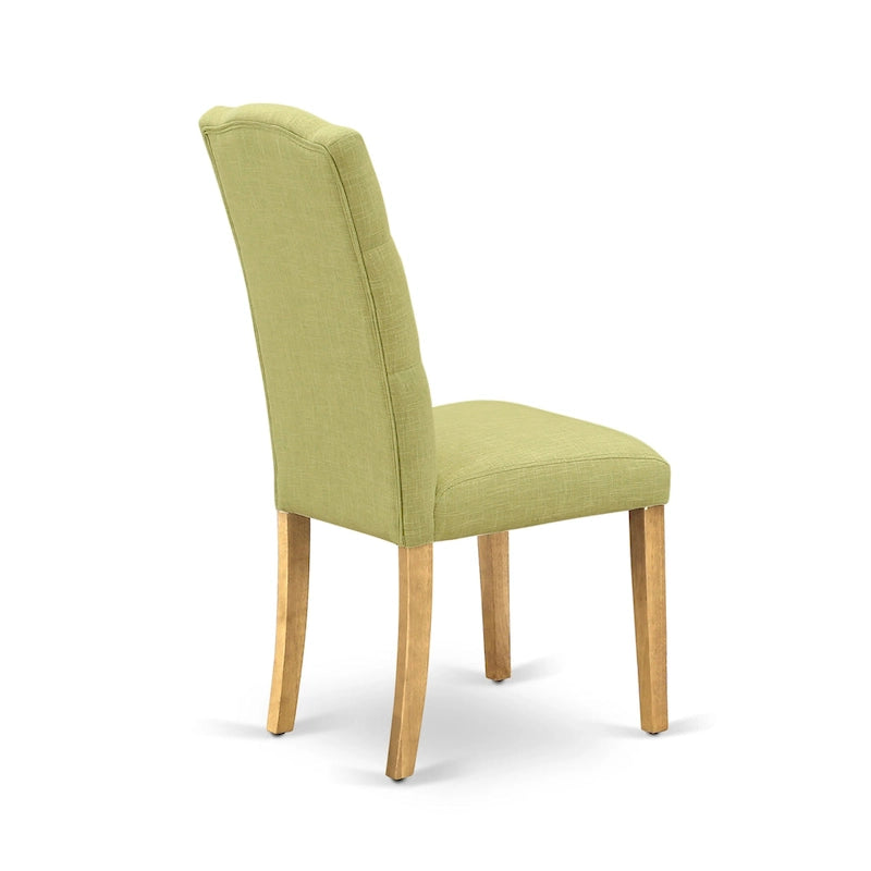 East West Furniture Dining Set - a Dining Table and Dining Room Chairs - (Finish & Pieces Option)