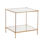SEI Furniture Grant Glam Glass Side Table