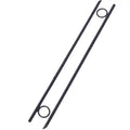 Garden Stakes, Plant Stakes With Heavy-duty 1 Loops, 3/8 Steel, Angled Ends, Non-slip Tent Canopy Ground Stakes For Campsites And Canopies