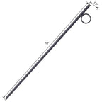 Garden Stakes, Plant Stakes With Heavy-duty 1 Loops, 3/8 Steel, Angled Ends, Non-slip Tent Canopy Ground Stakes For Campsites And Canopies