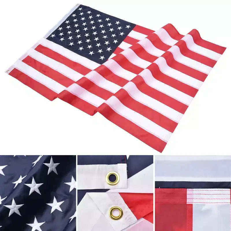Yescom 4x6 Ft US Flag Polyester Oxford Fabric Fade Resistance