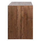 Camila 60-inch Rectangular Reclaimed Teak Waterfall Writing Desk