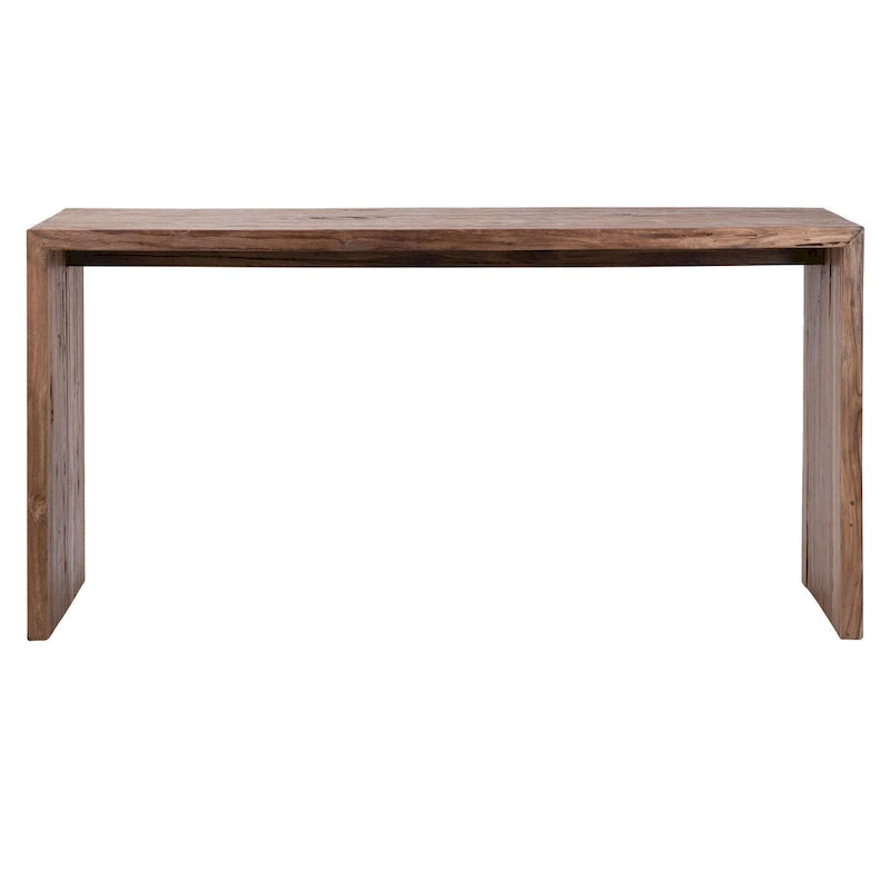 Camila 60-inch Rectangular Reclaimed Teak Waterfall Writing Desk