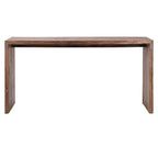 Camila 60-inch Rectangular Reclaimed Teak Waterfall Writing Desk