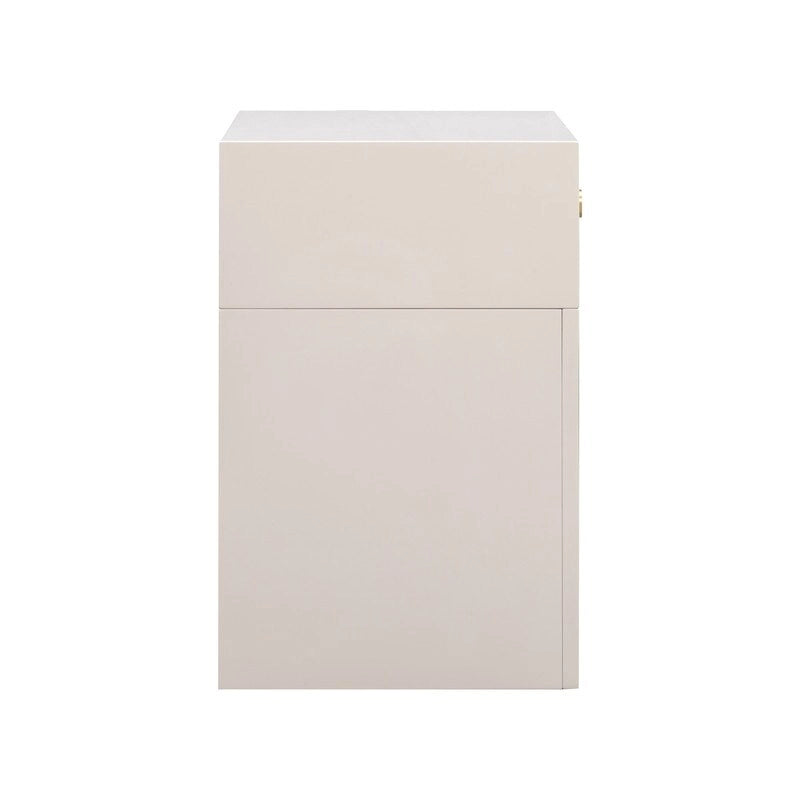 Suzie Wood & Rattan Nightstand
