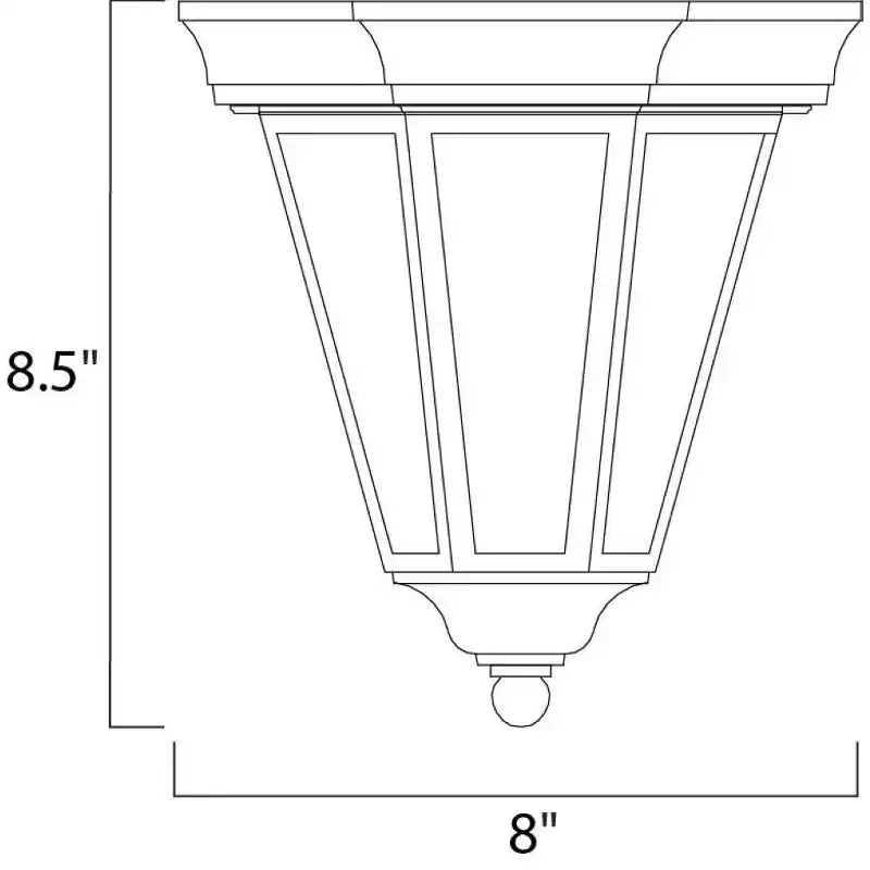 Maxim Lighting Westlake 1 - Light Flush Mount in Black
