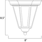 Maxim Lighting Westlake 1 - Light Flush Mount in Black