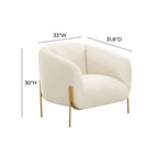 Kandra Velvet Accent Chair