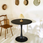 CO-Z 31.5 Inch Modern Round Kitchen and Dining Table for 2-4