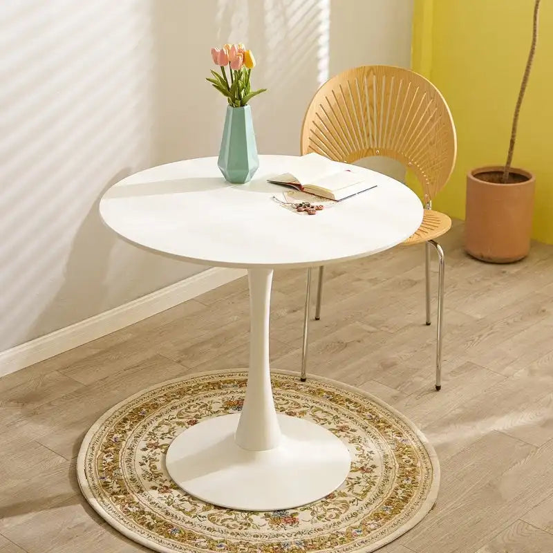 CO-Z 31.5 Inch Modern Round Kitchen and Dining Table for 2-4