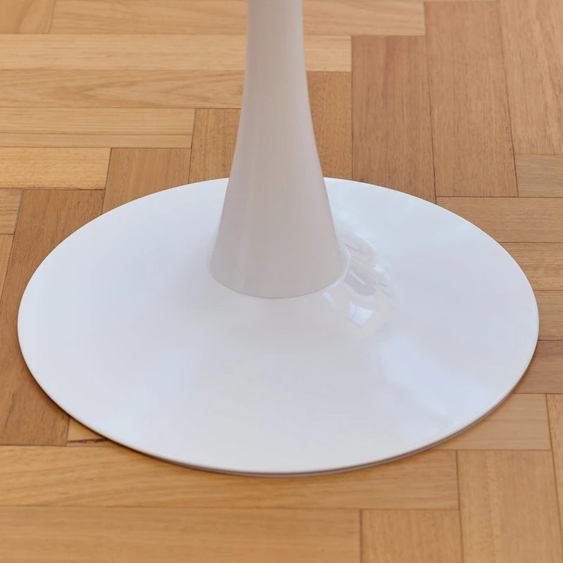 CO-Z 31.5 Inch Modern Round Kitchen and Dining Table for 2-4