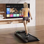 Costway 0.6-3.8MPH Walking Pad Under Desk Treadmill with Remote Control and LED Display Black/Pink/White/Grey
