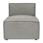Contemporary Modular Sectional Sofa Armless Middle Chair - 36.75D x 28.25W x 28H