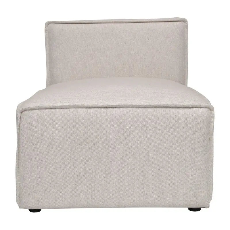 Contemporary Modular Sectional Sofa Armless Middle Chair - 36.75D x 28.25W x 28H