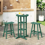 WestinTrends Malibu All Weather Hdpe Outdoor Patio Bar Height Bistro Set (3-piece)