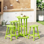 WestinTrends Malibu All Weather Hdpe Outdoor Patio Counter Height Bistro Set (4-Piece)