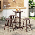 WestinTrends Malibu All Weather Hdpe Outdoor Patio Bar Height Bistro Set (4-Piece)