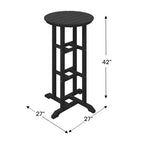 WestinTrends Malibu All Weather Hdpe Outdoor Patio Bar Height Bistro Set (4-Piece)