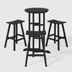 WestinTrends Malibu All Weather Hdpe Outdoor Patio Bar Height Bistro Set (4-Piece)