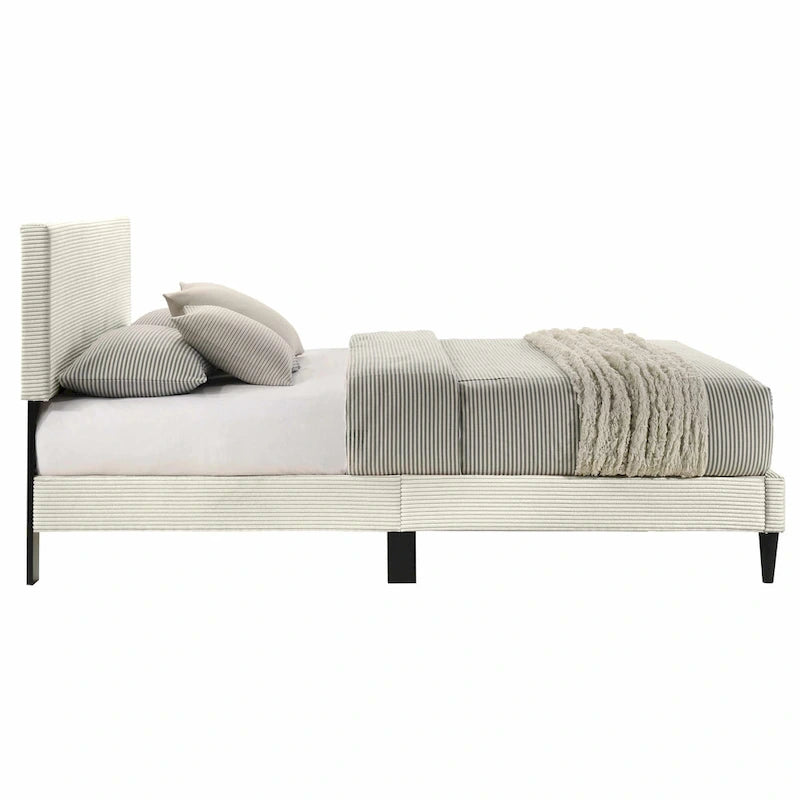 Bayson Wood Frame Queen Platform Bed With Headboard
