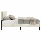 Bayson Wood Frame Queen Platform Bed With Headboard
