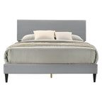 Bayson Wood Frame Queen Platform Bed With Headboard