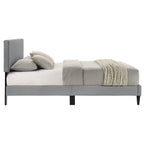 Bayson Wood Frame Queen Platform Bed With Headboard