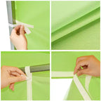 InstaHibit Universal Sidewall Zipper UV30+ Fits 10x10ft Canopy Picnic 1 Piece Green