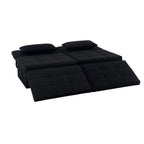 Sleeper Chair Bed, 4 In 1 Multi-Function Convertible Ottoman Bed, Breathable Linen Bed Chair, Convertible Sofa Bed