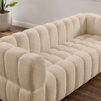 VANOMi 85inch Modern Couch, Leisure Comfortable Sofa - 85 x 33.86