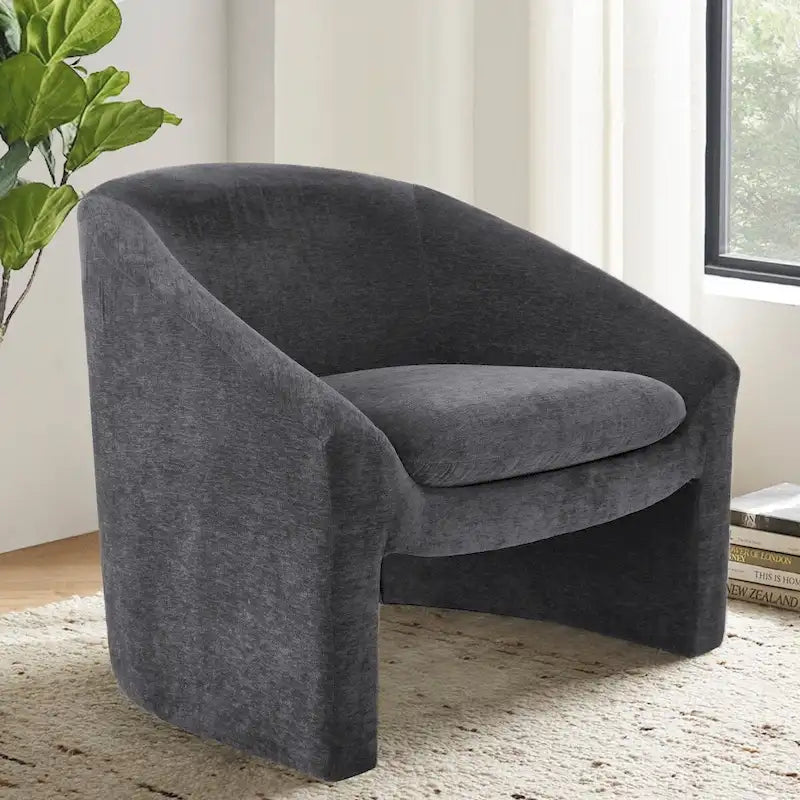 Upholstered Barrel Chair