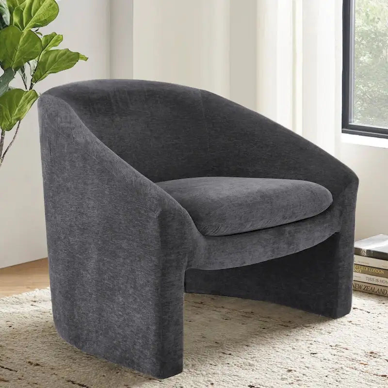 Upholstered Barrel Chair