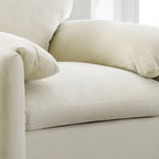 38.6'W Modern Style Chenille Oversized Armchair