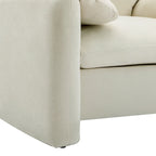 38.6'W Modern Style Chenille Oversized Armchair