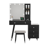 5 drawers Dressing table set with plugs