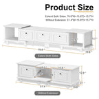 TV Stand TV Console Table Cabinet Entertainment Center