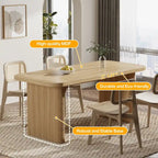 62.99 W Modern Executive Desk Simple Computer Desk with Engineered Wood Top and Legs