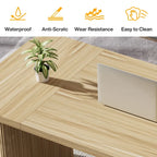 62.99 W Modern Executive Desk Simple Computer Desk with Engineered Wood Top and Legs