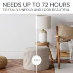 ZICOTO Boucle Pouf Ottoman  Cozy Foot Rest to Elevate Your Living Room Decor with Comfort & Charm