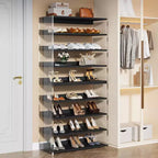 Lantine 63 8-Tier Acrylic Shoe Rack for 24-32 Pairs